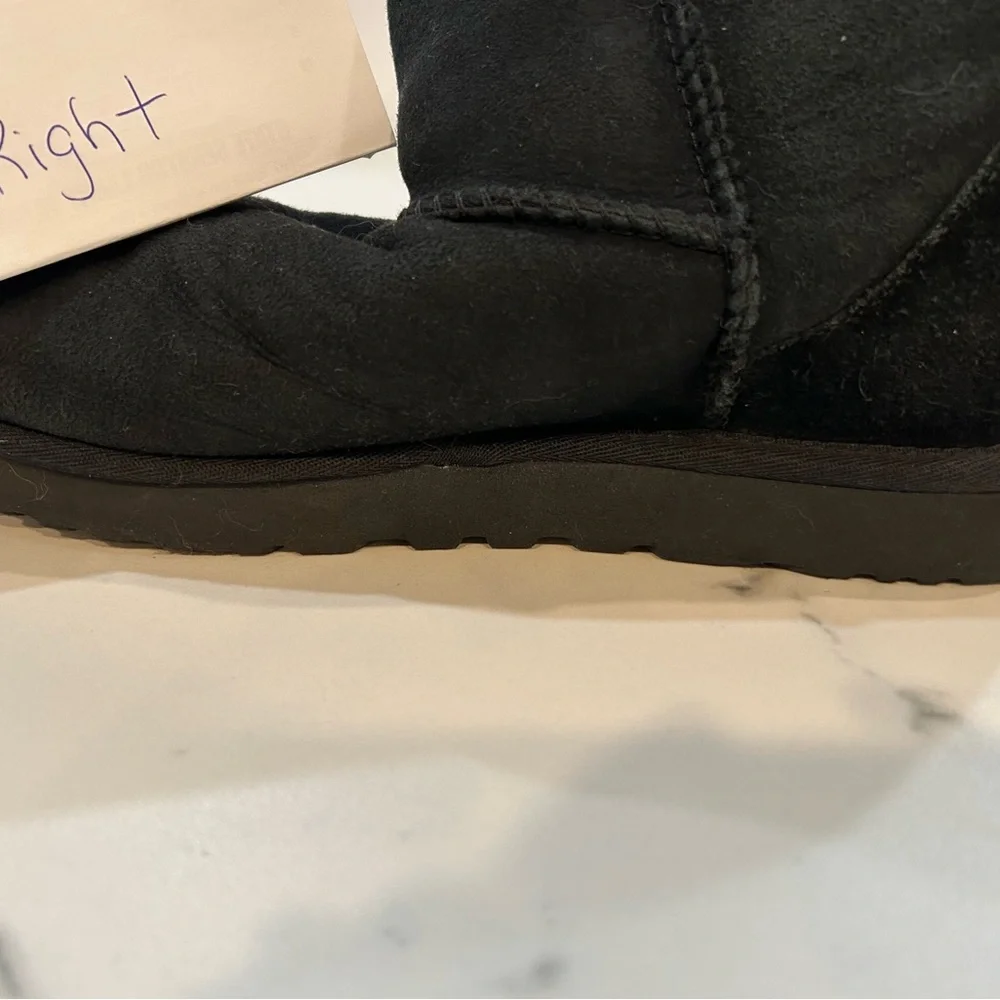 UGG Black Short Winter Boots